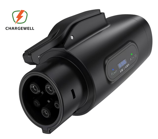 ChargeWell SAE J1772 V2L Connector|16 Amp Max|120VAC | 1-Year Warranty